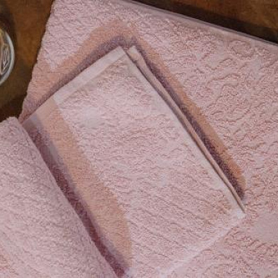 Махровое полотенце Buddemeyer 1069 Ellen, розовое